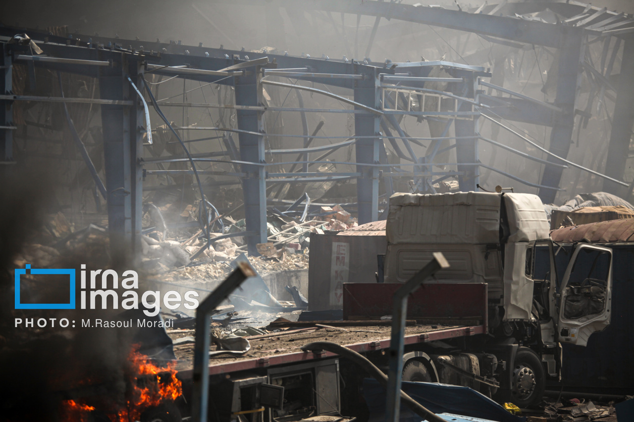 انفجار در «اسکله شهید رجایی»