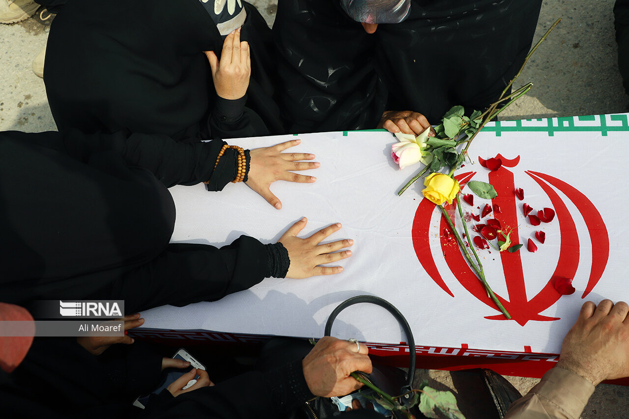 ورود پیکر ۷۱ شهید دفاع مقدس از مرز شلمچه