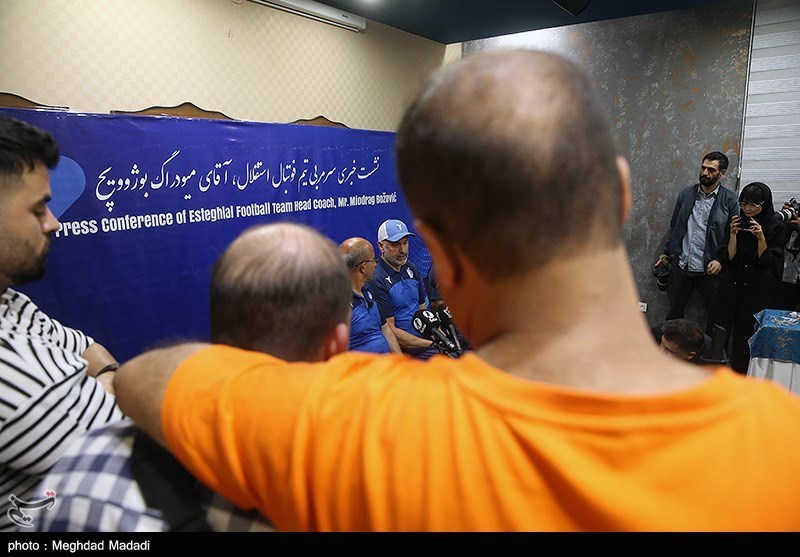نشست خبری بوژوویچ سرمربی استقلال