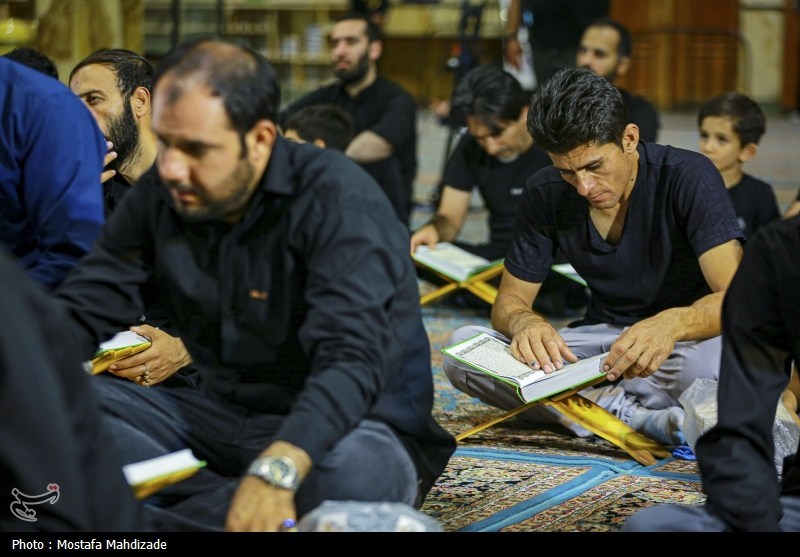 مراسم احیای شب عاشورا در مسجد جمکران