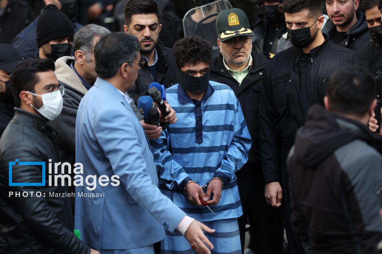 بازسازی صحنه جرم قتل دانشجوی دانشگاه تهران