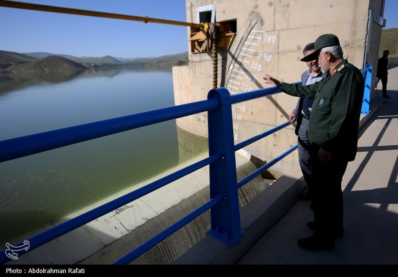  آئین شکرگزاری سرریز شدن سد اکباتان همدان