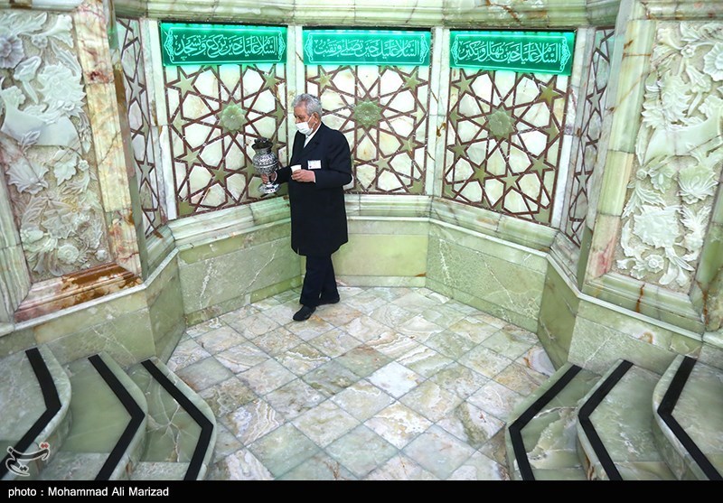 غبار رویی مسجد مقدس جمکران 