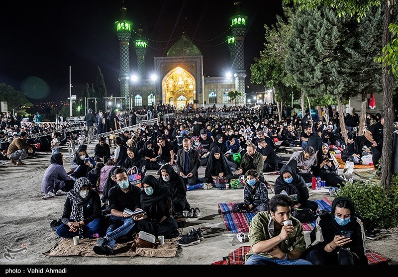  احیای شب قدر در امامزاده پنج تن لویزان