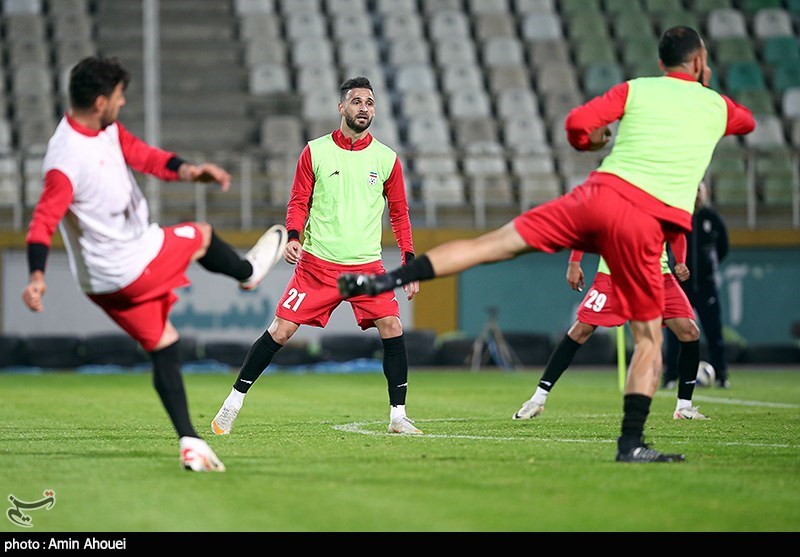 تمرین تیم ملی فوتبال