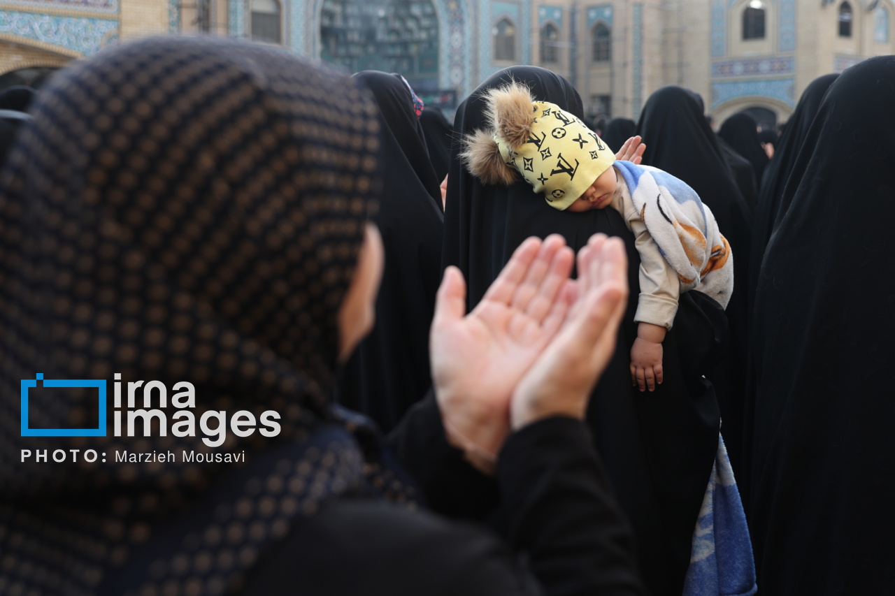  اقامه نماز باران حرم حضرت عبدالعظیم حسنی (ع)