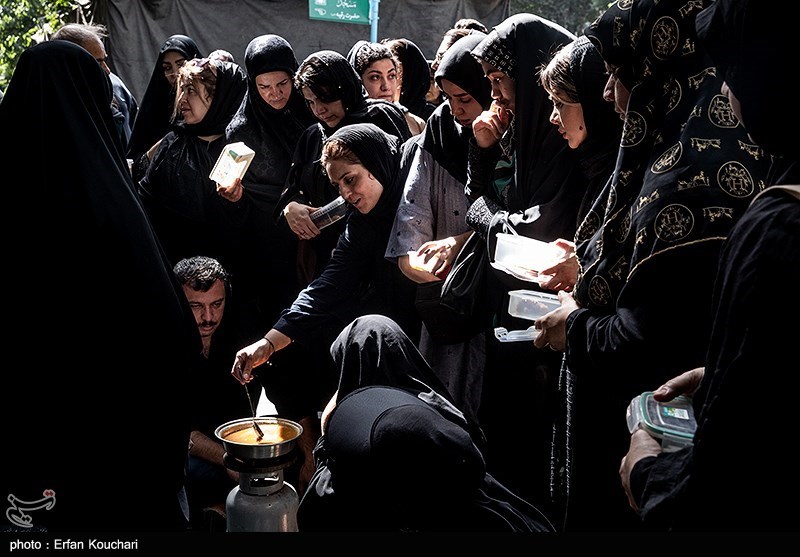 آئین حلوا پزان روز تاسوعای حسینی