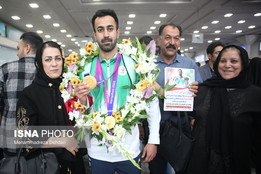 مراسم استقبال از مدال آوران پاراآسیایی هانگژو