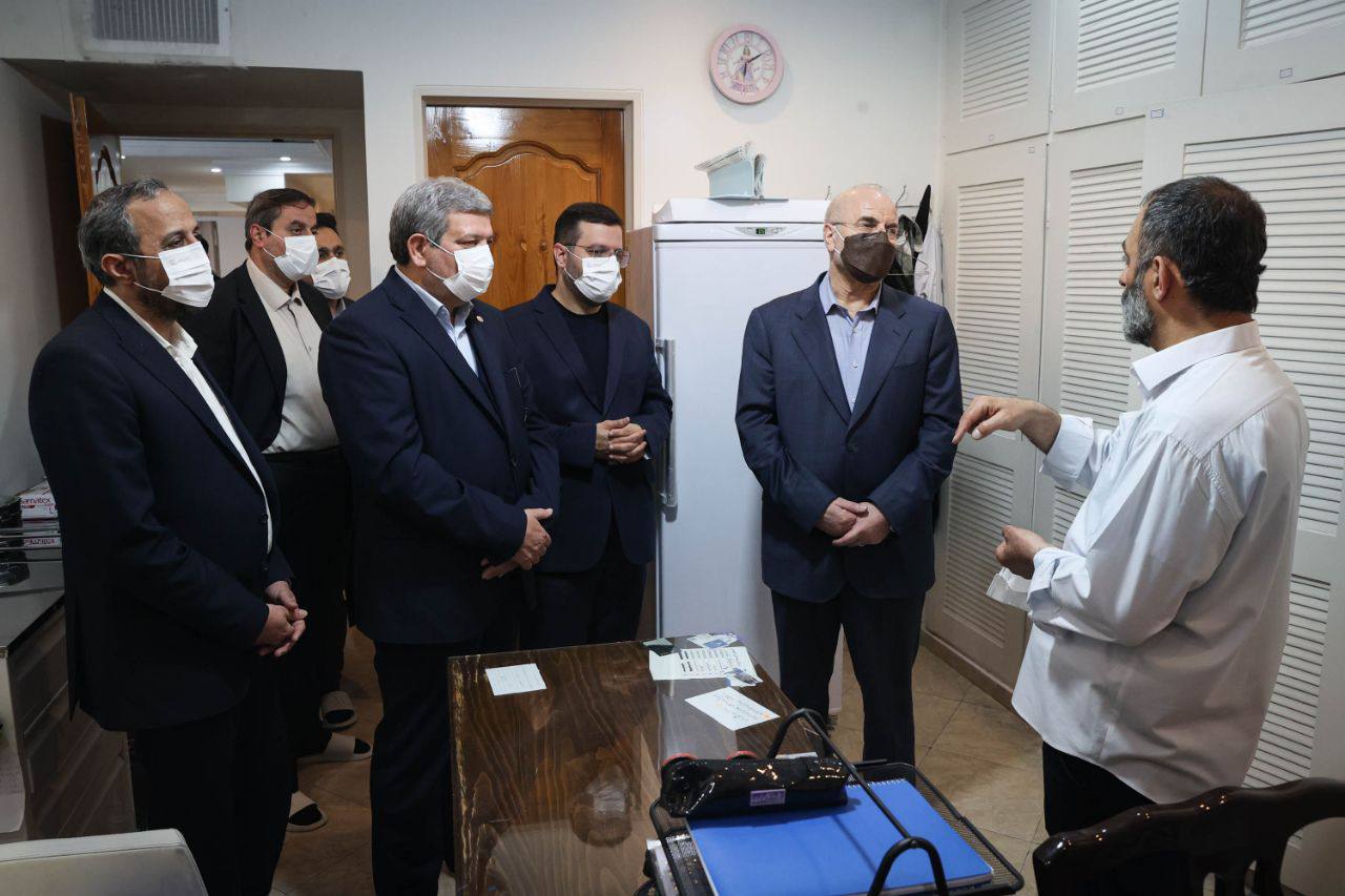 ازدید قالیباف از موسسه خیره بهشت امام رضا علیه السلام