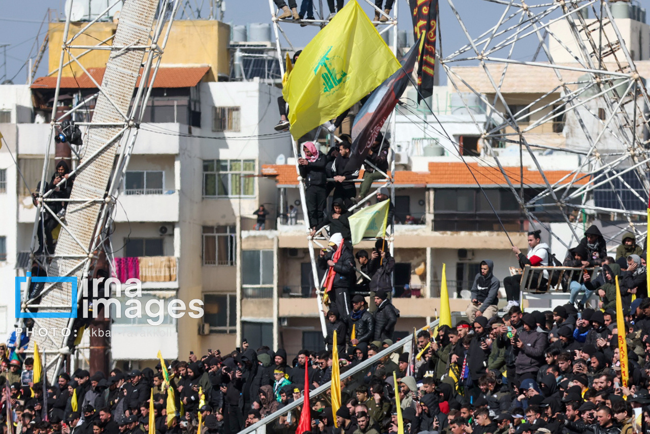 تشییع پیکر شهیدان «سید حسن نصرالله» و «سید هاشم صفی الدین»