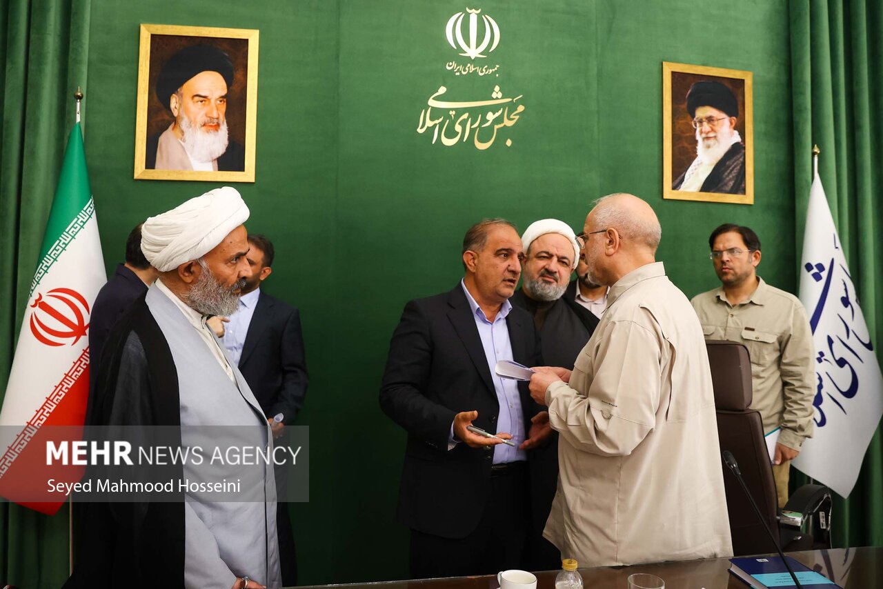 نشست شورای هماهنگی مجلس با حضور قالیباف