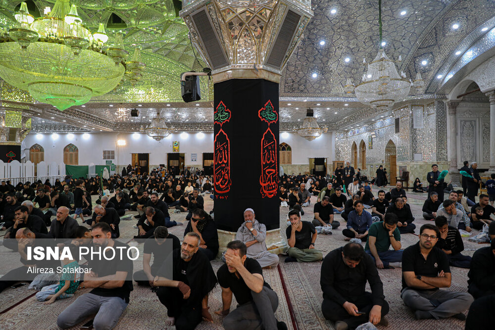 عزاداری شب پنجم محرم - حرم شاه عبدالعظیم (ع)