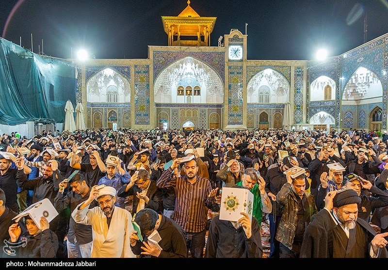 مراسم احیای شب نوزدهم در قم