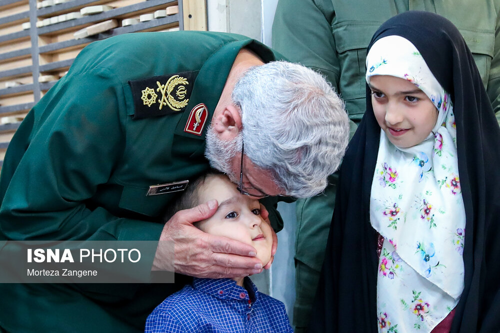 مراسم اولین سالگرد شهادت سردار زاهدی و همراهان