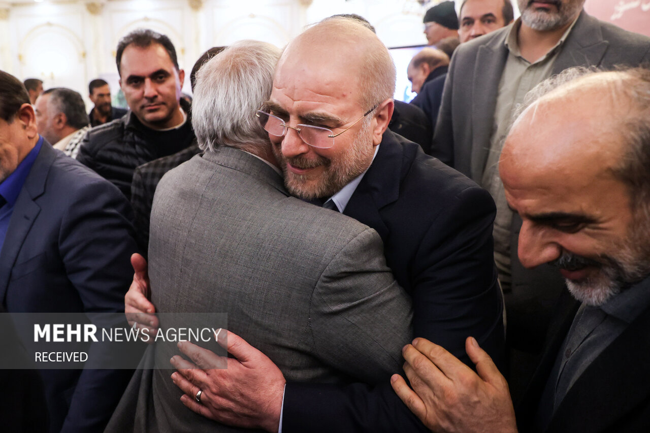 نشست صمیمی جمعی از پیشکسوتان و فعالان ورزش کشور با رئیس مجلس