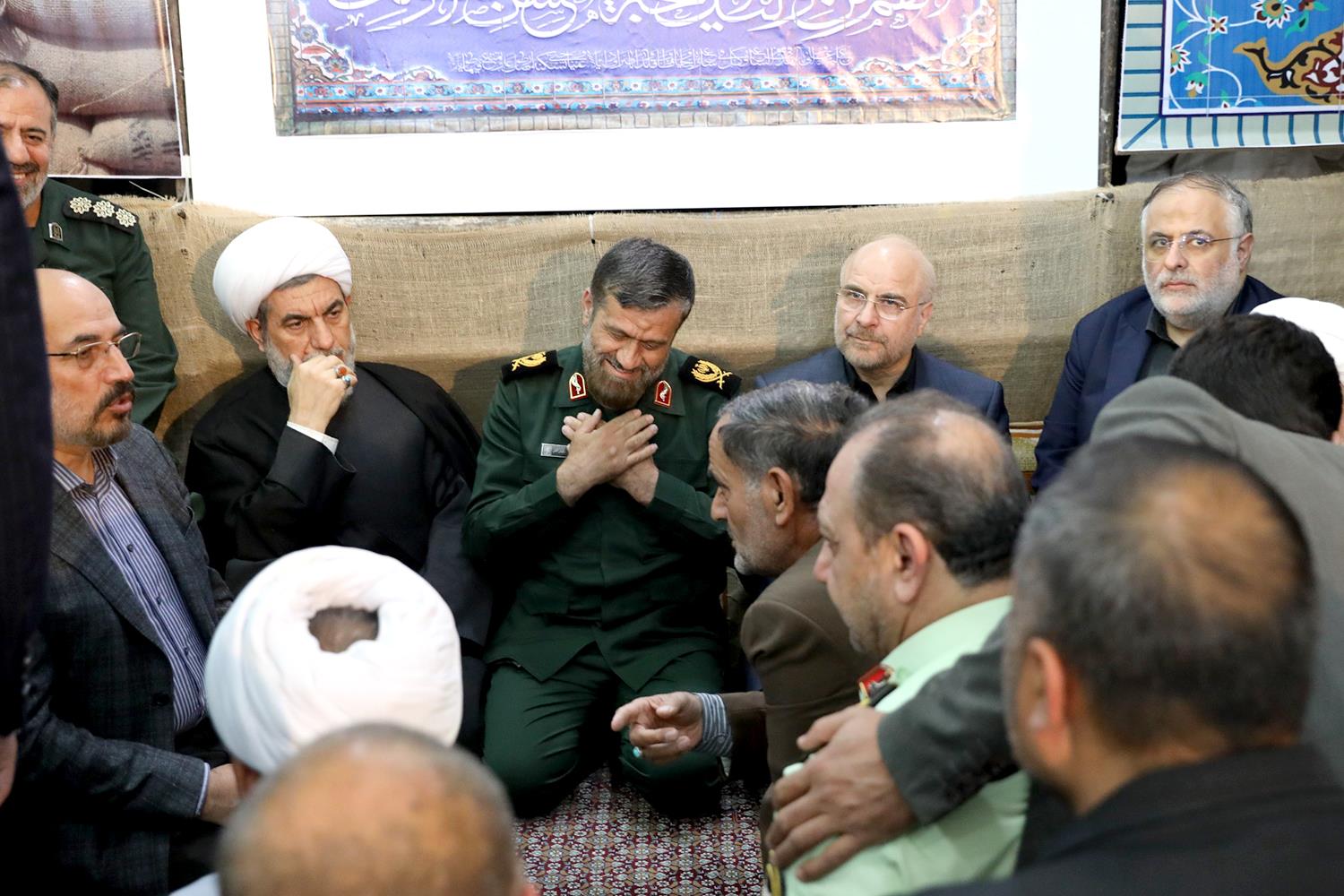 قالیباف در بیستمین یادواره ۱۷۰ شهید بخش رامند شهرستان بوئین‌زهرا