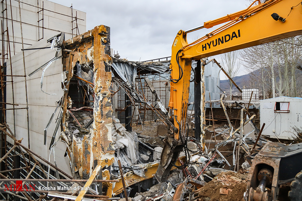 تخریب ساخت و ساز‌های غیر قانونی در کلاک
