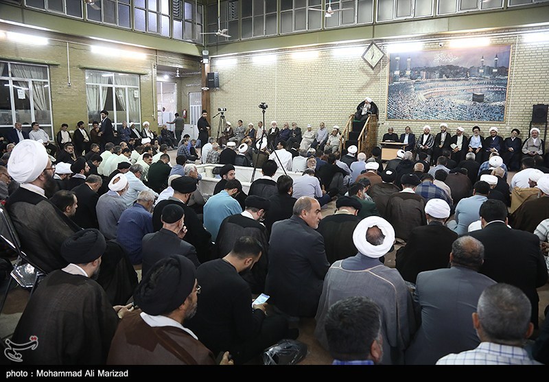  مراسم ترحیم و بزرگداشت همسر آیت‌الله سیستانی در قم