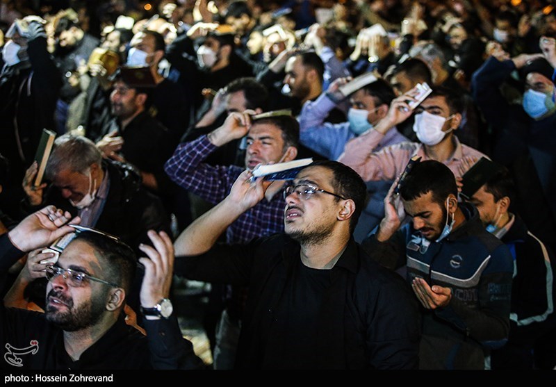  مراسم احیای شب بیست و یکم ماه رمضان در مسجد ارک