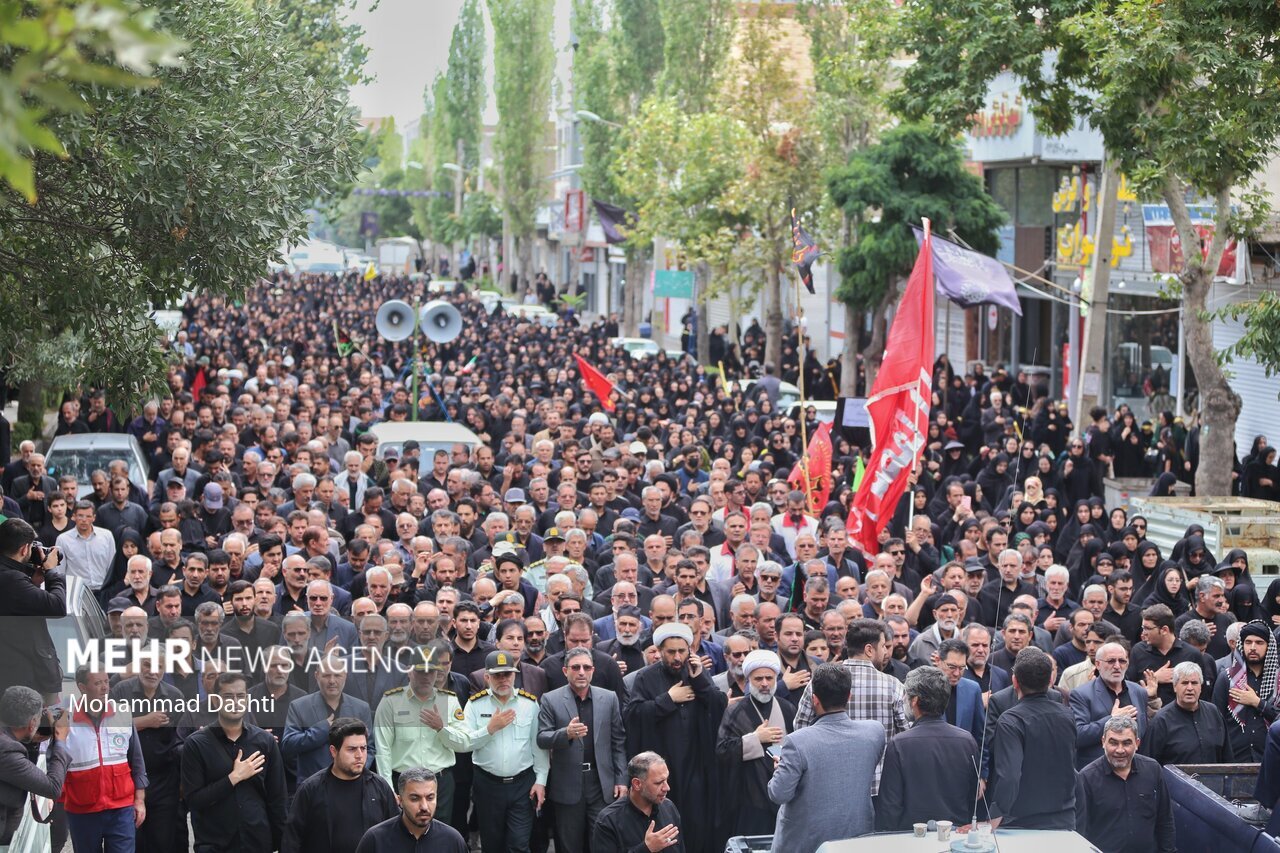 مراسم جاماندگان اربعین در استان‌ها