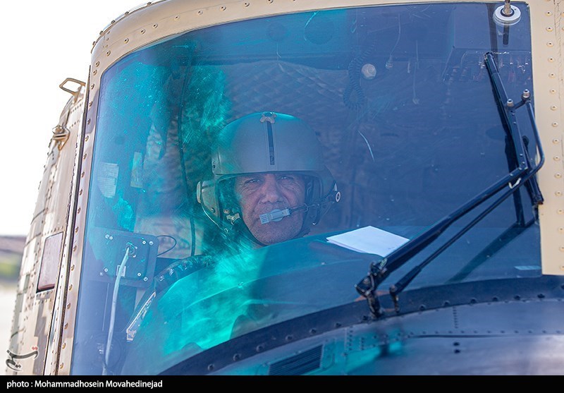 تمرین رژه بالگردی هوانیروز ارتش