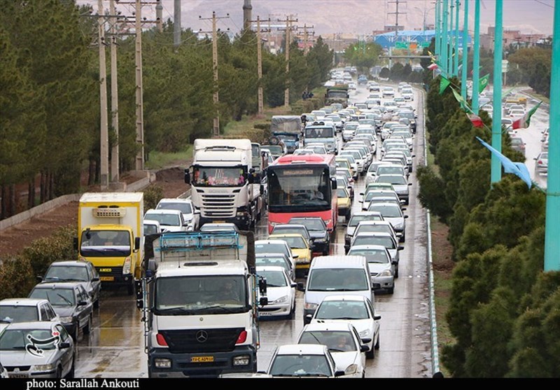 تصادف در بزرگراه شمالی کرمان