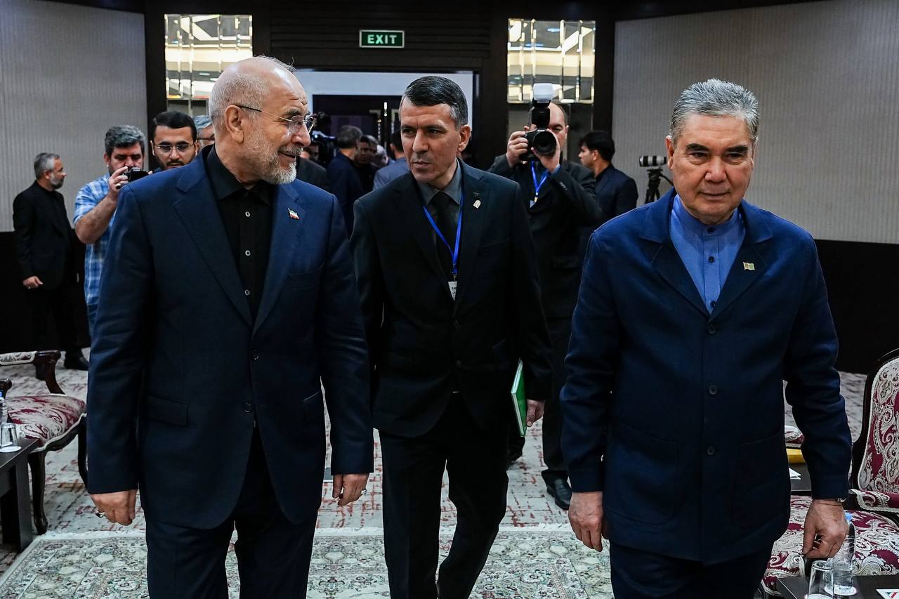 دیدار رئیس ملی ترکمنستان با قالیباف 