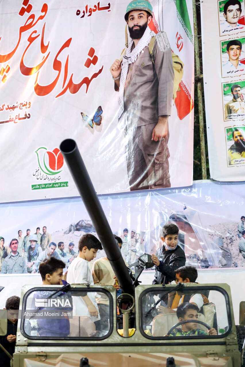 حضور قالیباف در یادواره شهدای باغ فیض