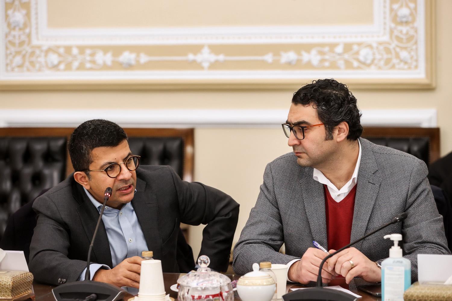 دیدار اعضای اتاق بازرگانی ایران و اعضای اتاق تهران با قالیباف