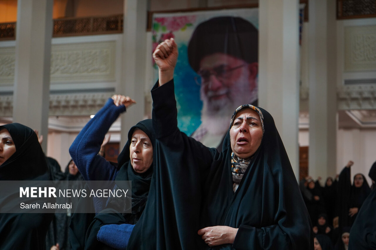 مراسم خطبه خوانی شام شهادت حضرت شاهچراغ(ع)