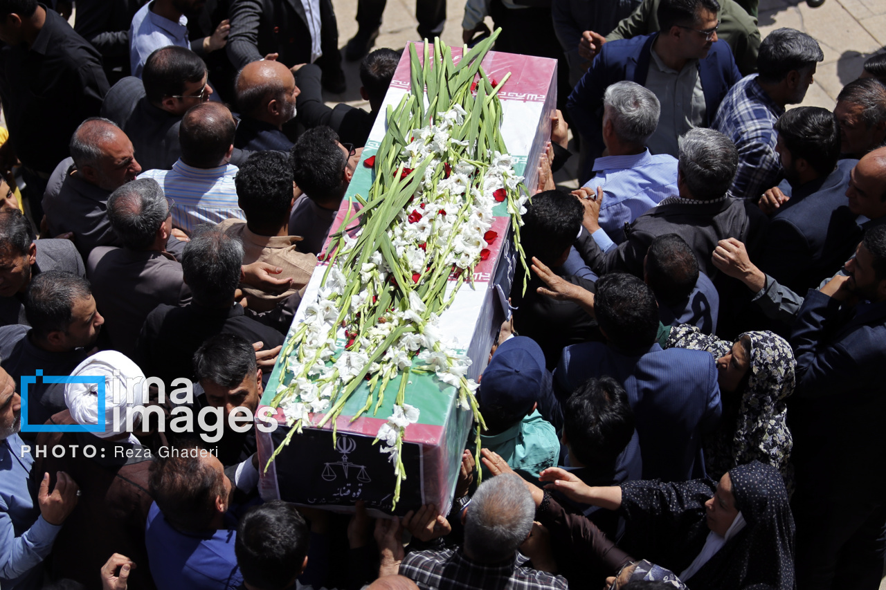 تشییع پیکر مطهر شهیدقاضی « احسان باقری»