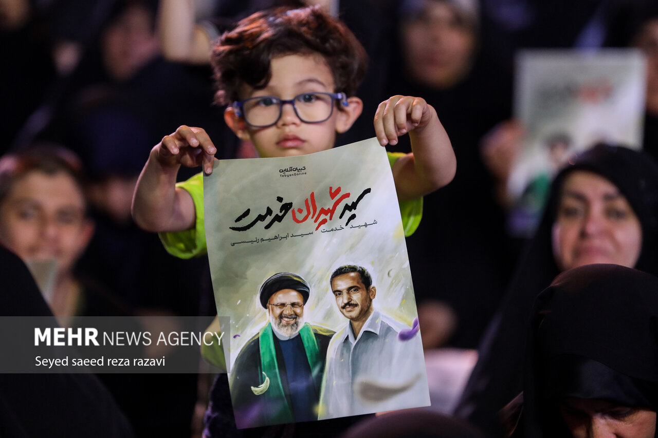 حضور قالیباف در مراسم هفتمین روز عروج شهیدان خدمت