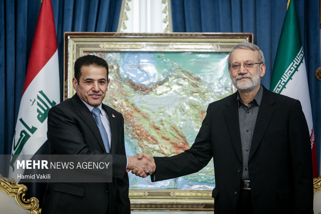 دیدار علی لاریجانی با مشاور امنیت ملی جمهوری عراق