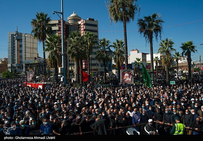 مراسم تشییع علامه حسن‌زاده‌ آملی