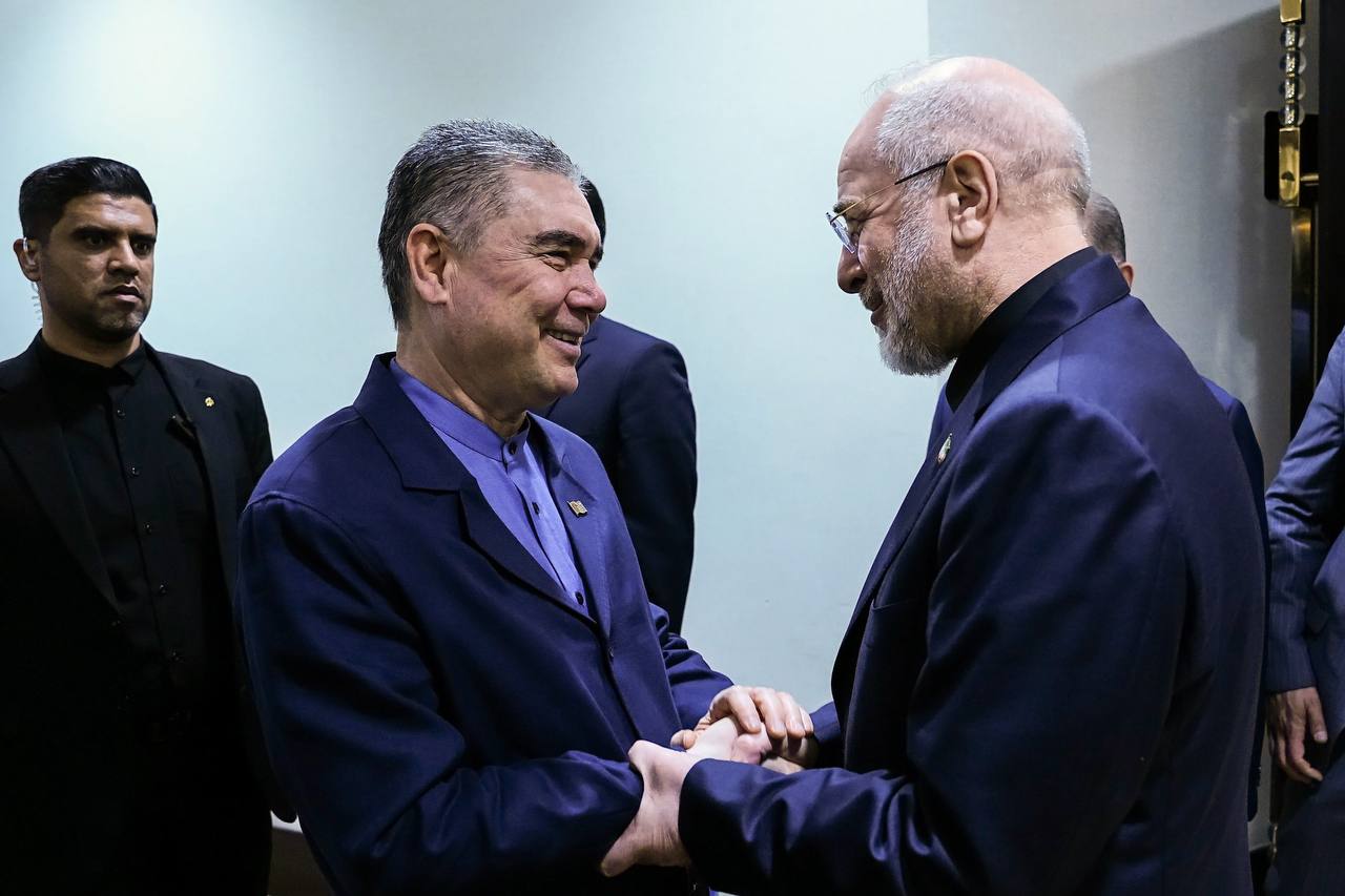 دیدار رئیس ملی ترکمنستان با قالیباف 