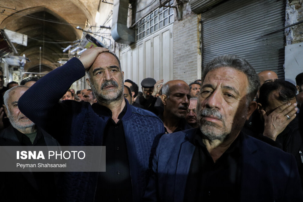 سوگواری سالروز شهادت امام علی(ع) در بازار بزرگ اصفهان