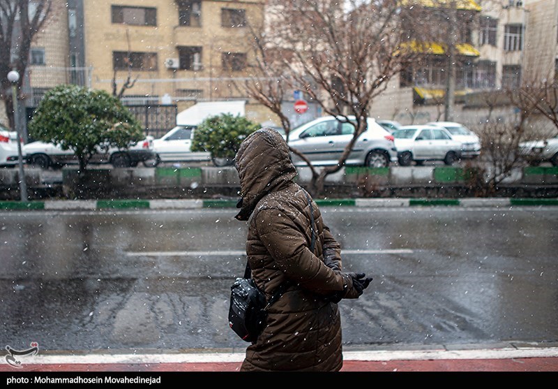 بارش برف در تهران
