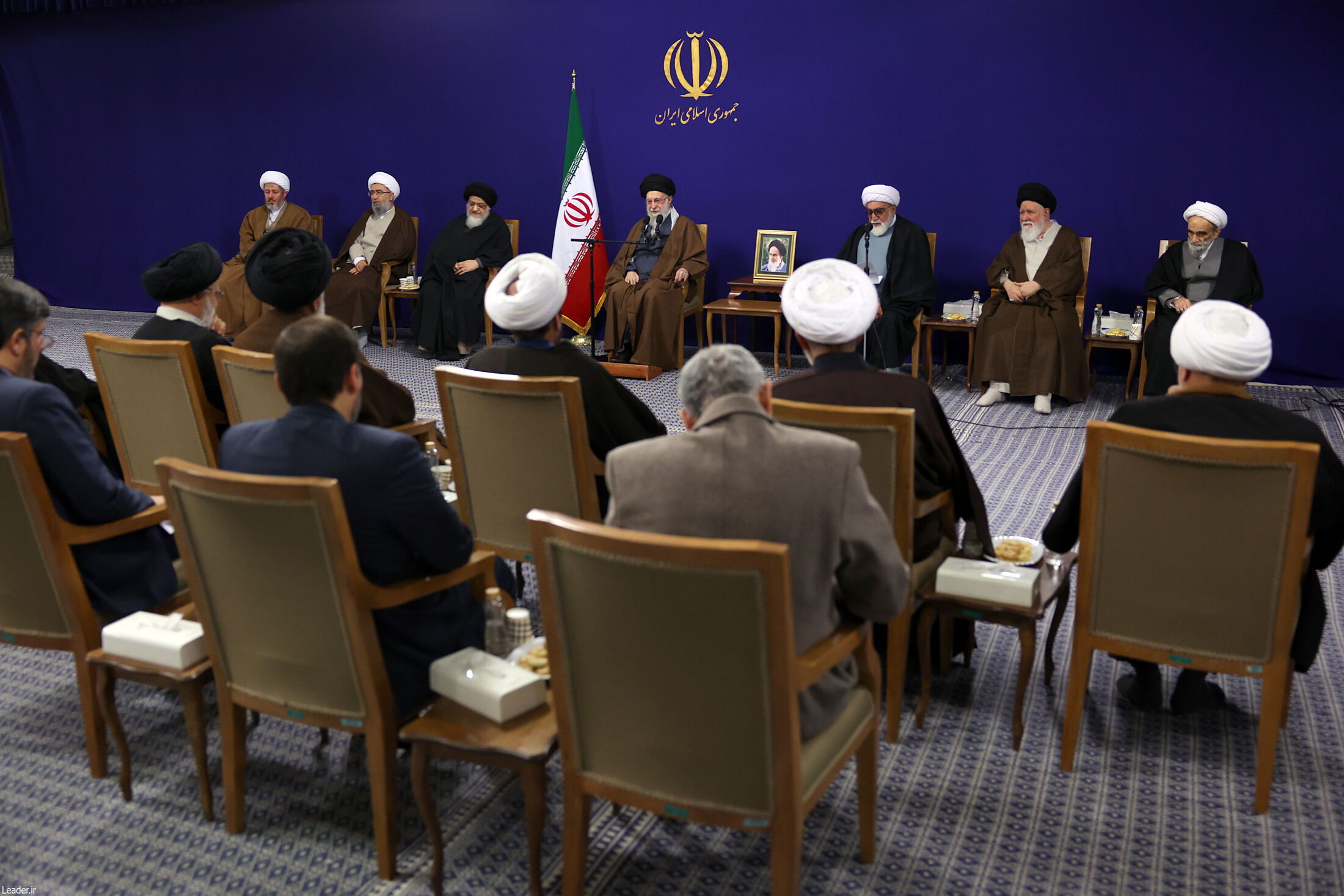 دیدار اعضای کنگره بزرگداشت آیت‌الله میلانی با رهبر انقلاب