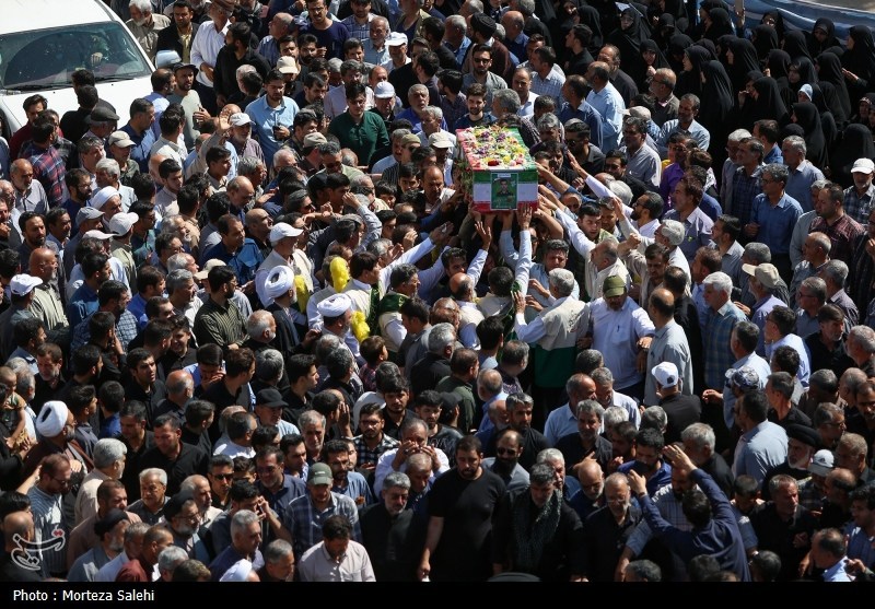 تشییع ۳ شهید حمله رژیم صهیونیستی در نجف آباد اصفهان