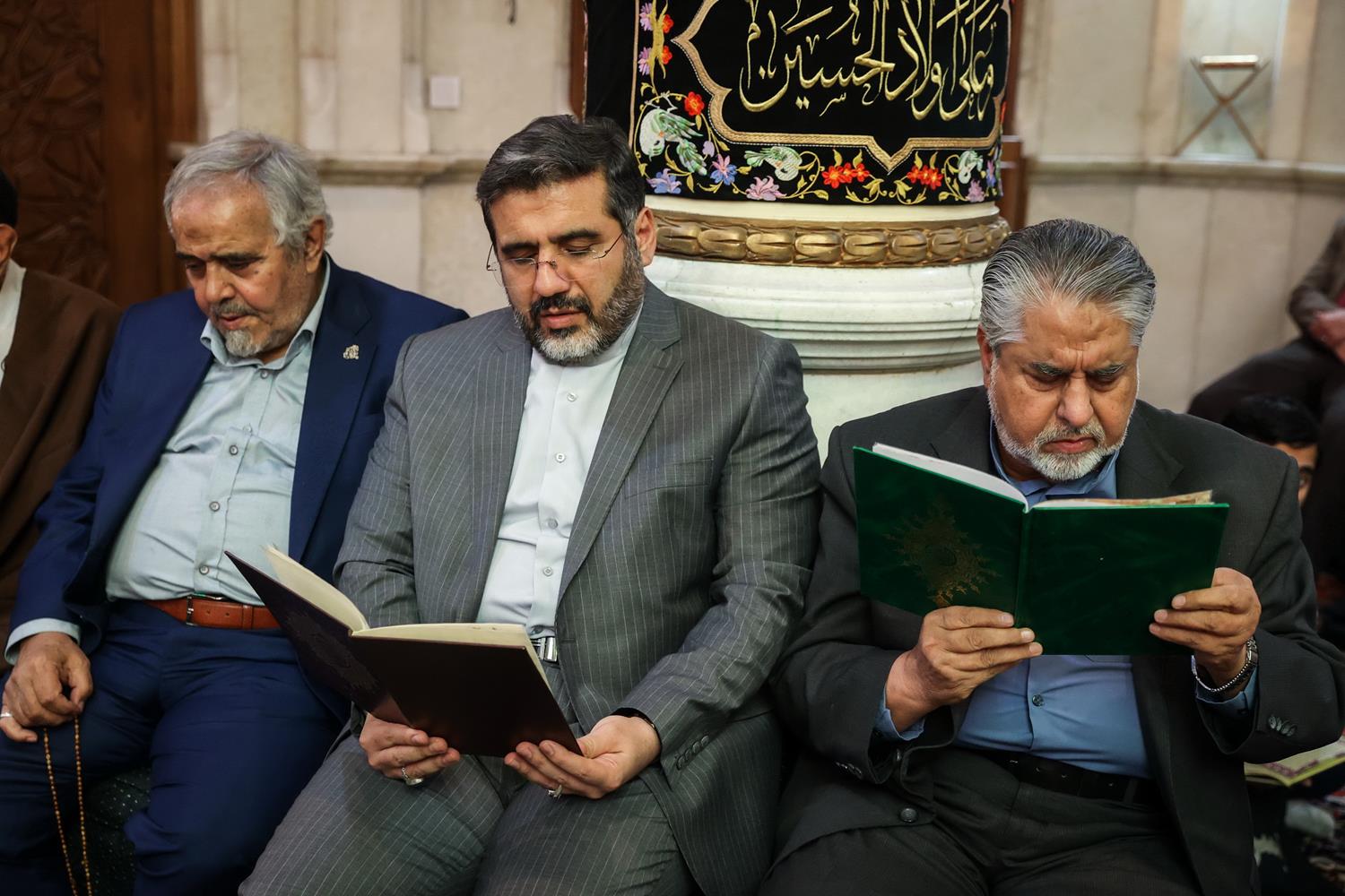 حضور قالیباف در مراسم ترحیم استاد سیدرضا مؤید