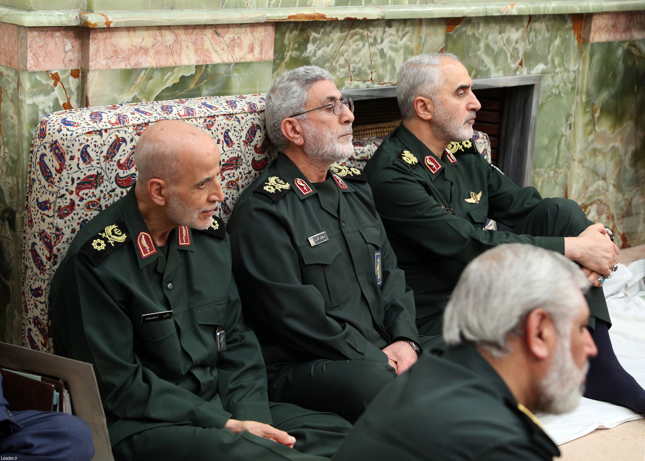  دیدار فرماندهان نیروهای مسلح با رهبر انقلاب