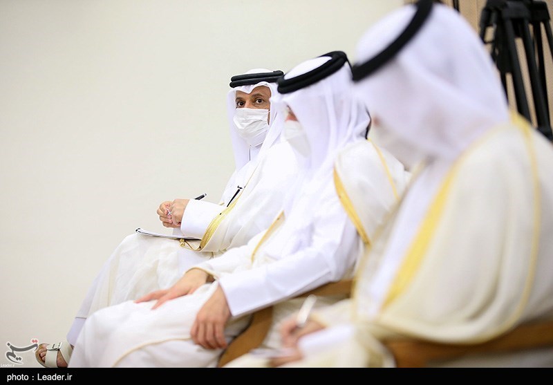 دیدار امیر قطر با رهبر معظم انقلاب اسلامی