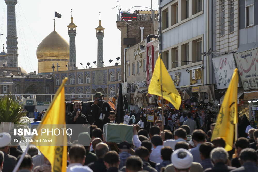 تشییع پیکر مطهر شهید مدافع حرم محمد صابر امیری