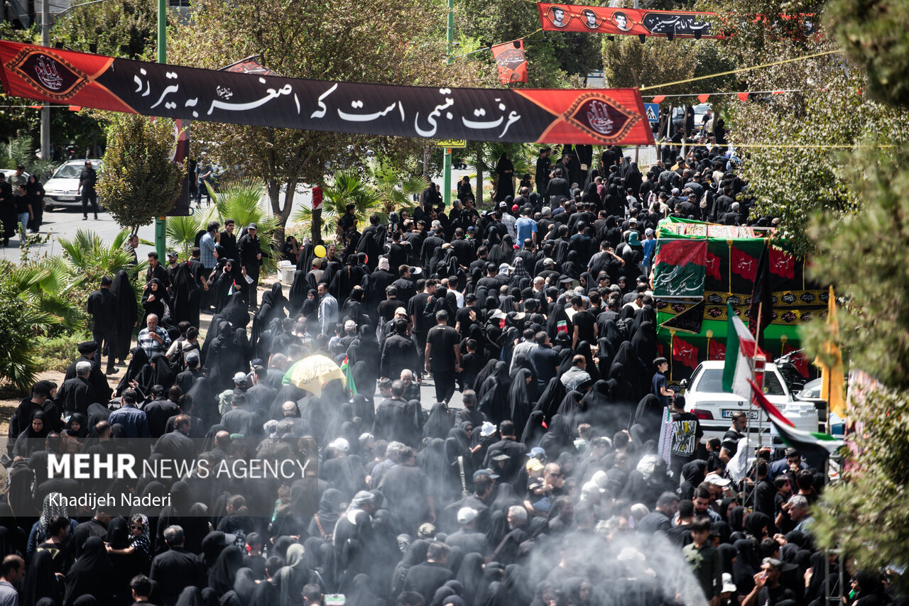 مراسم جاماندگان اربعین در استان‌ها