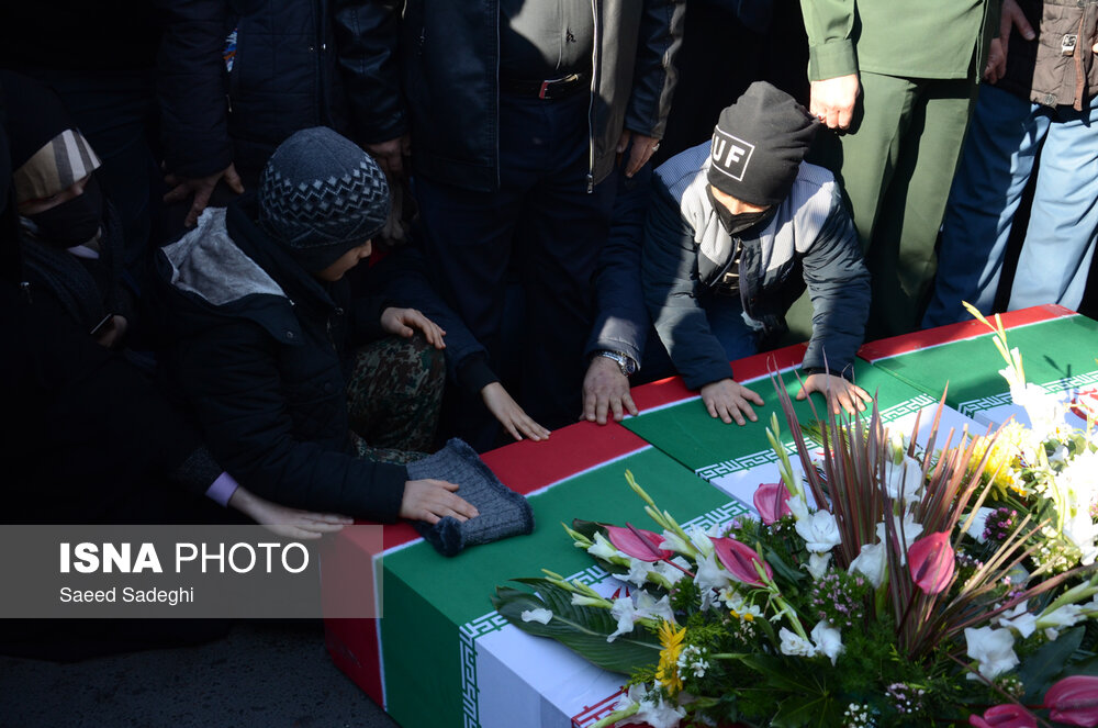 مراسم تشییع شهدای گمنام در تبریز