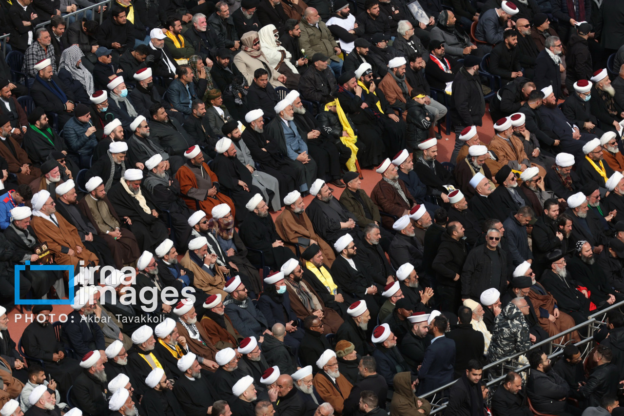 تشییع پیکر شهیدان «سید حسن نصرالله» و «سید هاشم صفی الدین»