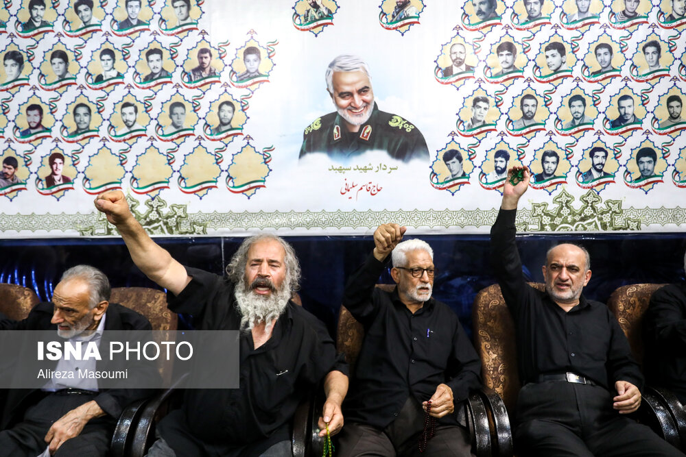 مراسم گرامیداشت فرمانده موشکی نیروی هوافضای سپاه