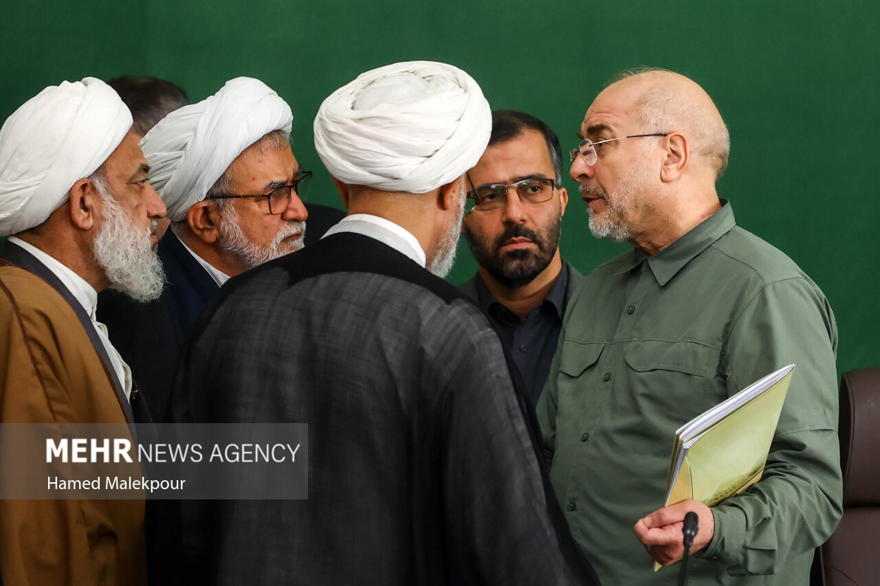 جلسه شورای هماهنگی مجلس با حضور قالیباف