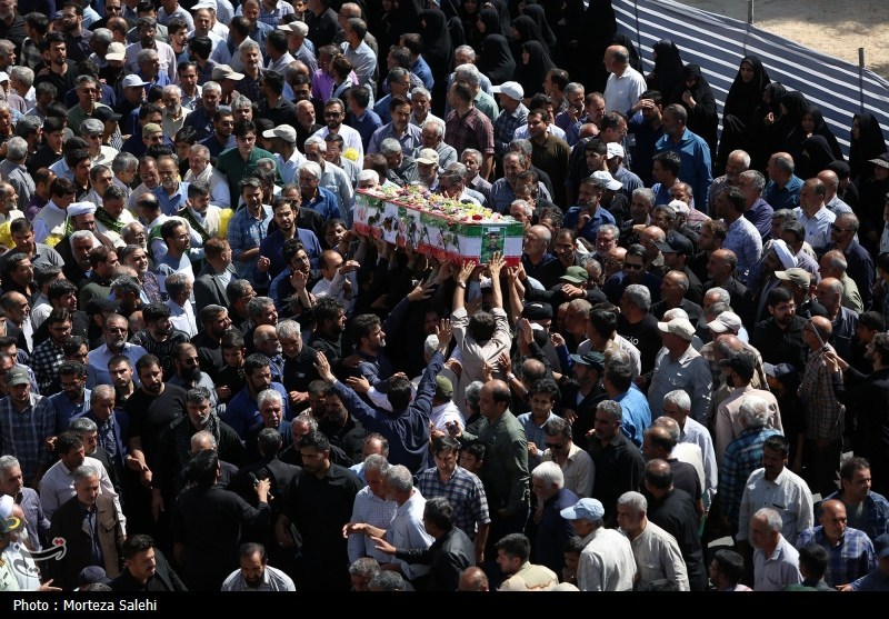 تشییع ۳ شهید حمله رژیم صهیونیستی در نجف آباد اصفهان