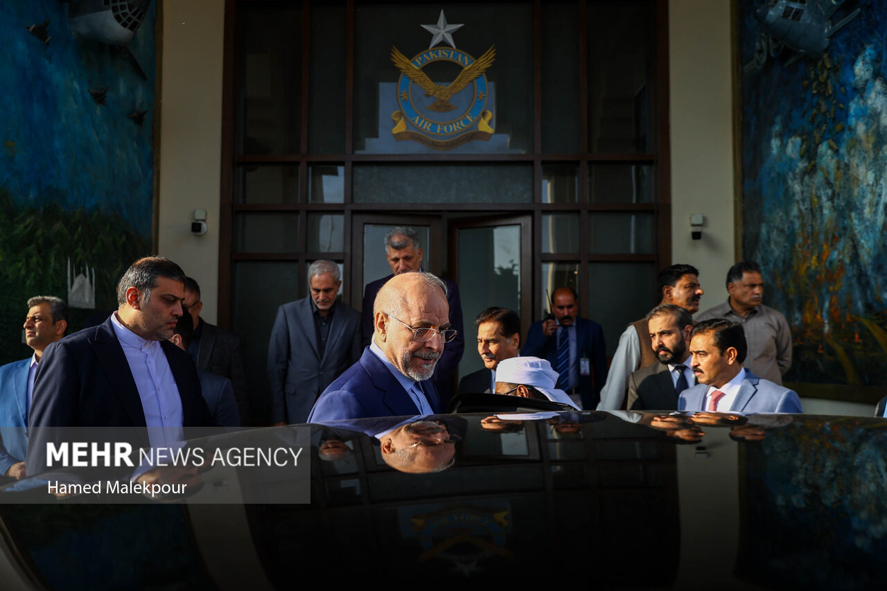 اولین روز سفر رئیس مجلس به پاکستان